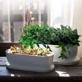 E-liu pots feature a glossy interior for easy cleaning.