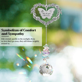 Elivida Sympathy Butterfly Engraving with comforting words to honor a loved one