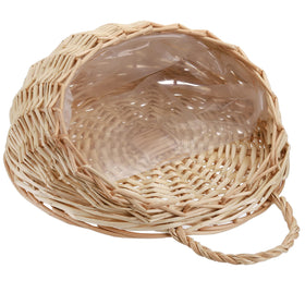 Elsjoy planter with built-in hanging handle for easy placement.