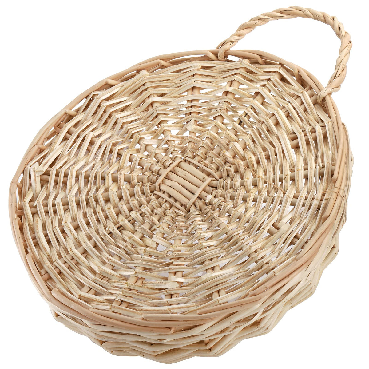 Elsjoy weather-resistant wicker planter suitable for indoor and outdoor use.
