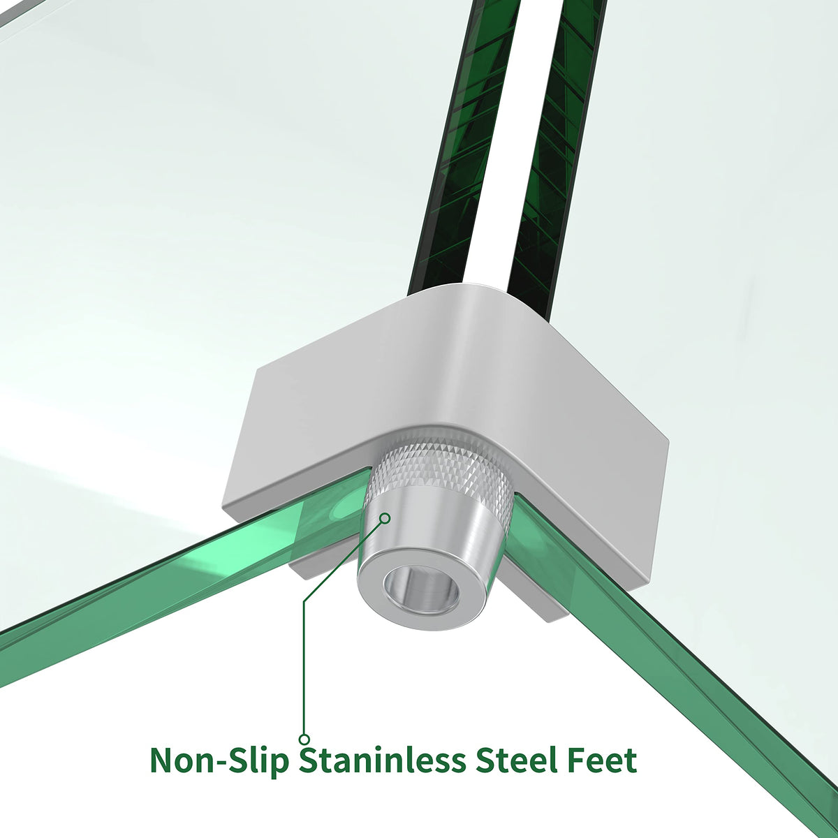 Emardom edge-polished glass offers a refined look with safe edges.
