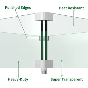 Emardom stainless steel feet provide stable footing and heat resistance.