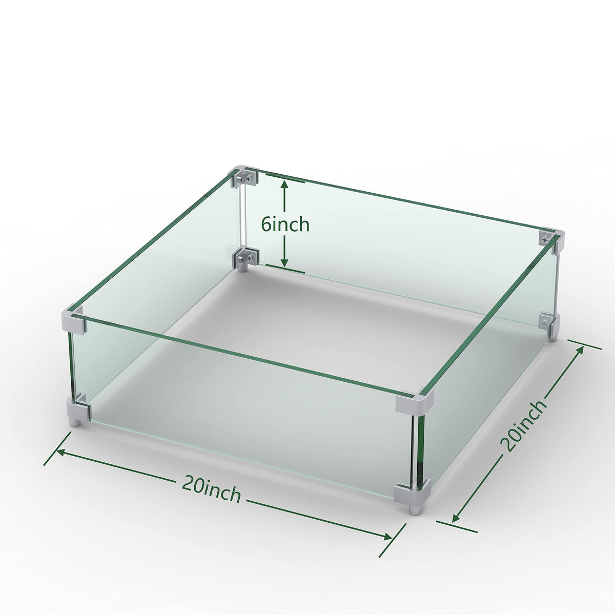 Emardom tempered glass panels show four clear panes for protection.