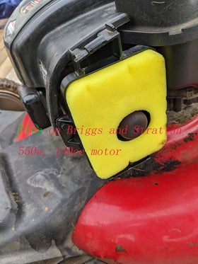 Emmui filter installation in a mower demonstrates straightforward replacement