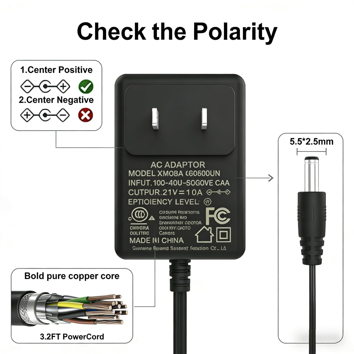 Emowom UL/FCC/ETL/RoHS certified charger for safe operation
