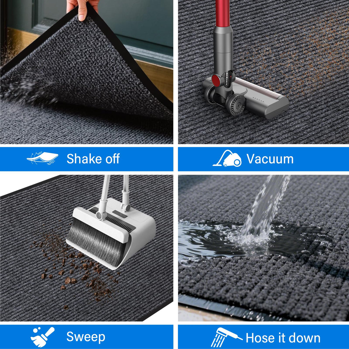 EMQIMA commercial-grade entrance mat suitable for wide spaces