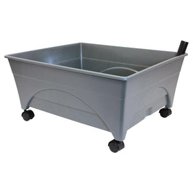 Emsco City Picker shown on four swivel casters for easy relocation.