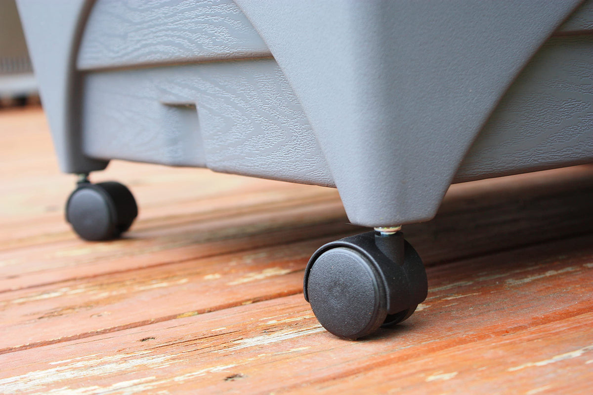 Emsco City Picker mulch cover supports weed prevention in small beds.