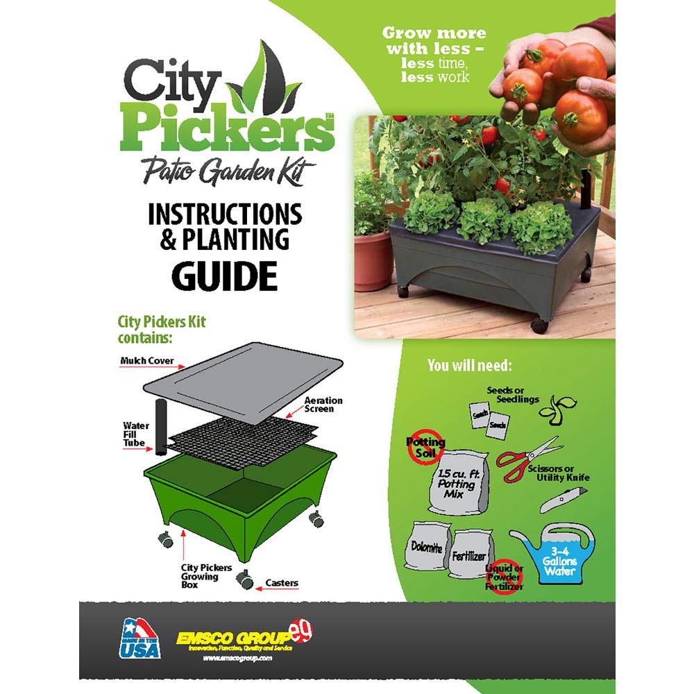 EMSCO City Picker weed blocker cover reduces manual weeding in small spaces