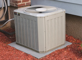 EMSCO Flat Rock Pad durable polyethylene withstands outdoor conditions for patios and AC units