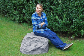 Emsco Group 2271 landscape rock texture detail blends with gardens and hardscape