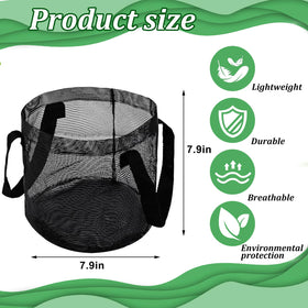 Emsiok 2-gallon round pond plant bags provide ample soil space for roots