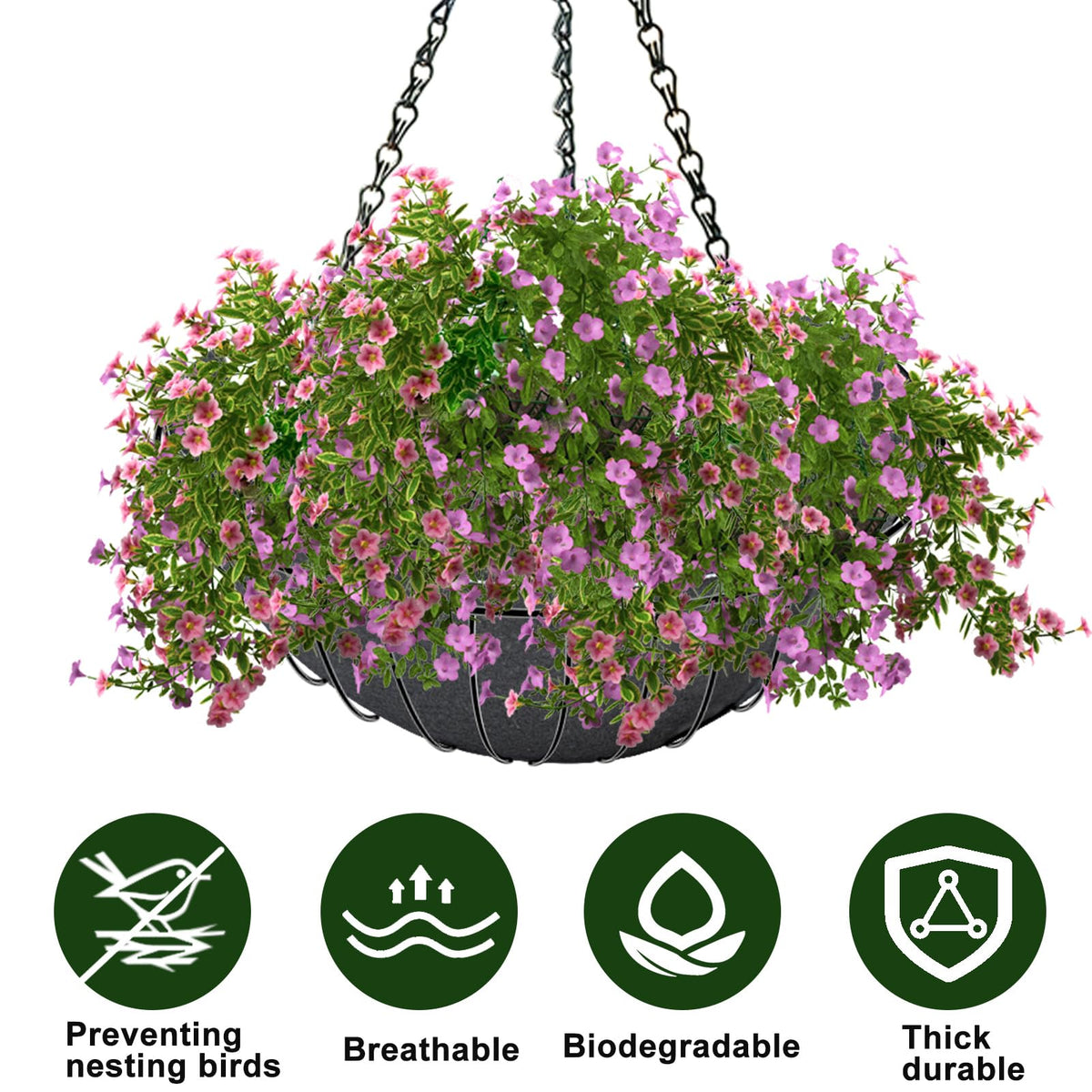 Emsiok hidden buckles and four scallops enable quick, secure installation.