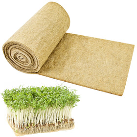 Emsiok microgreen grow mat roll 25x400cm ideal for seed starter trays and hydroponics.