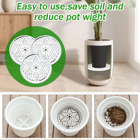 Emsiok planter insert with built-in drainage holes.