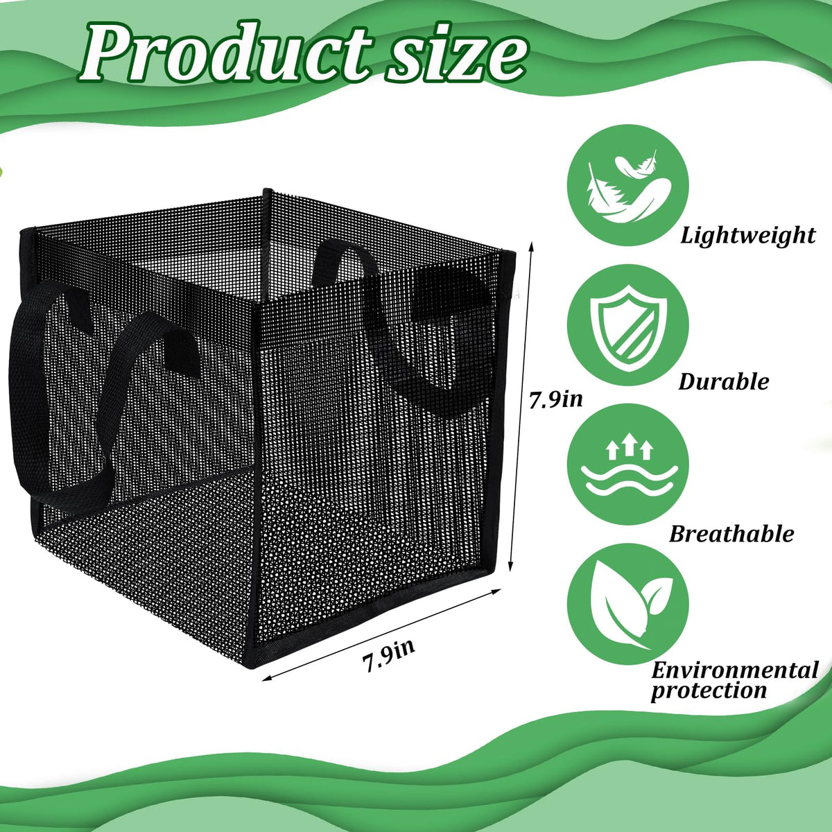 Emsiok pond basket handles designed for easy transport