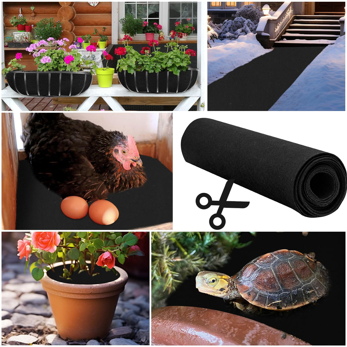Emsiok tear-resistant felt material shown for long-lasting use.