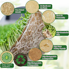 Emsiok wheatgrass sprouts mat supports lush indoor growing cycles.