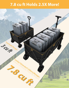 EMSLX wagon two-cup-holders keep beverages accessible during activity.