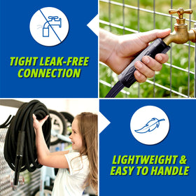 EMSON Hydrosteel 500 PSI burst strength supports reliable watering for yards