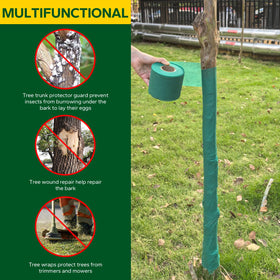 Emycool deer and rabbit deterrent wrap protects bark from wildlife