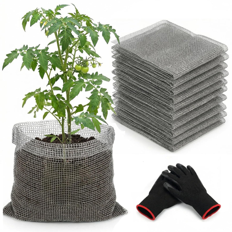 Emycool gopher baskets 10-pack in 5-gallon size for durable root protection.