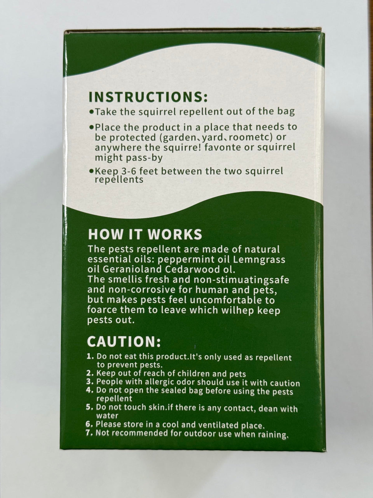All-in-one Enbabbor Squirrel Deterrent Kit for yard protection