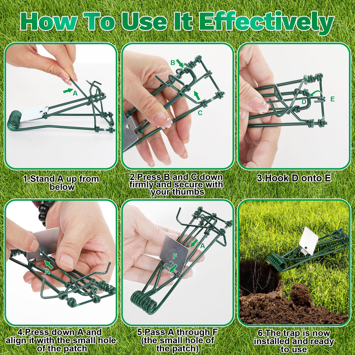 Enbabbor all-metal weatherproof trap built for year-round outdoor performance