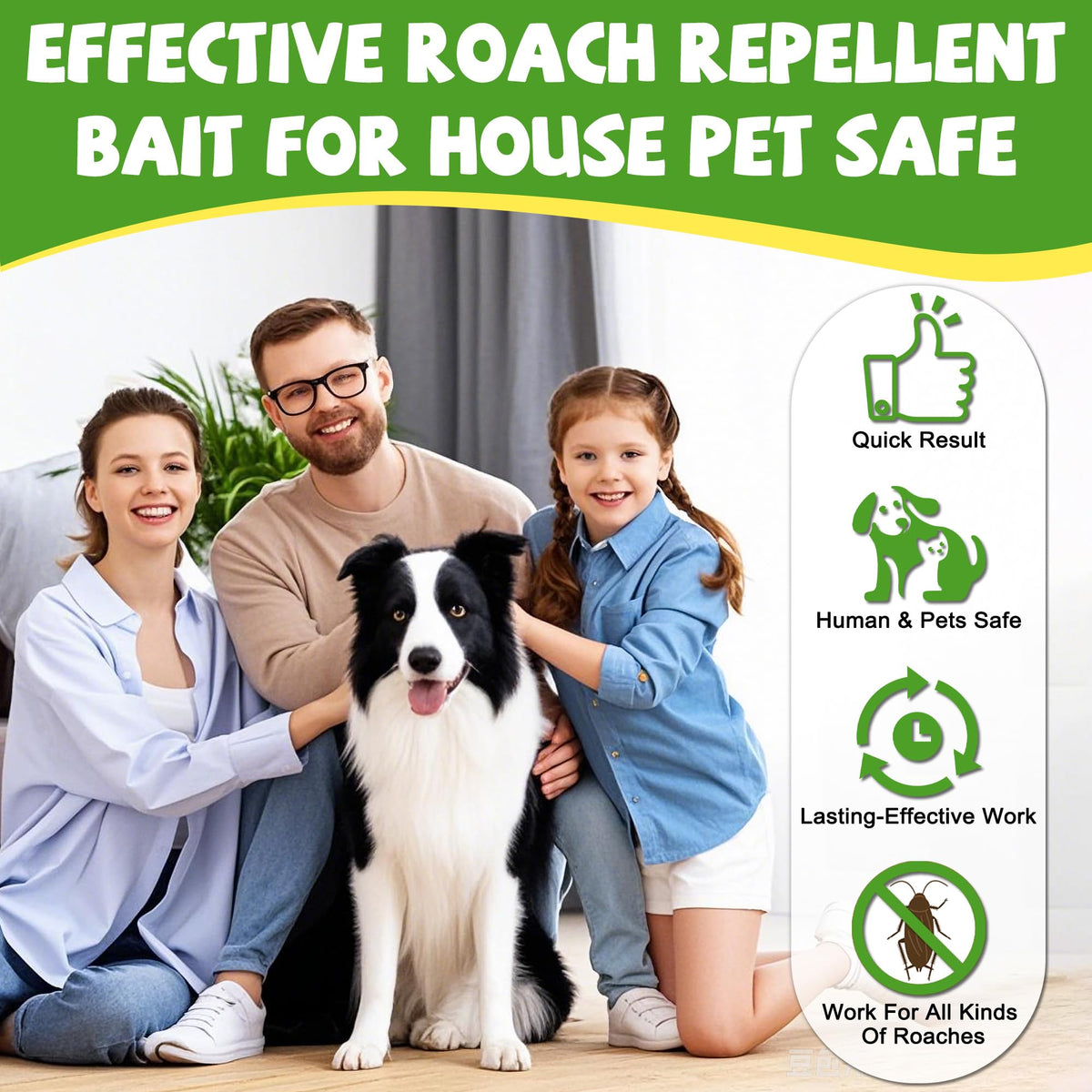 Enbabbor cockroach gel bait easy-setup demonstrates simple placement.