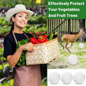 Enbabbor rabbit-deterrent ball helps keep rabbits from garden beds