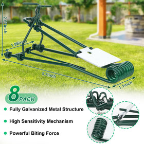 Enbabbor trap features clamp-style design for easy underground setting