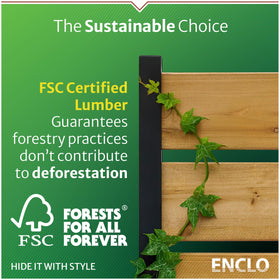 Enclo Privacy Screen ideal for balcony, patio, or deck privacy