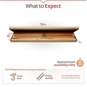 Enclo Privacy Screen natural wood grain enhances outdoor spaces