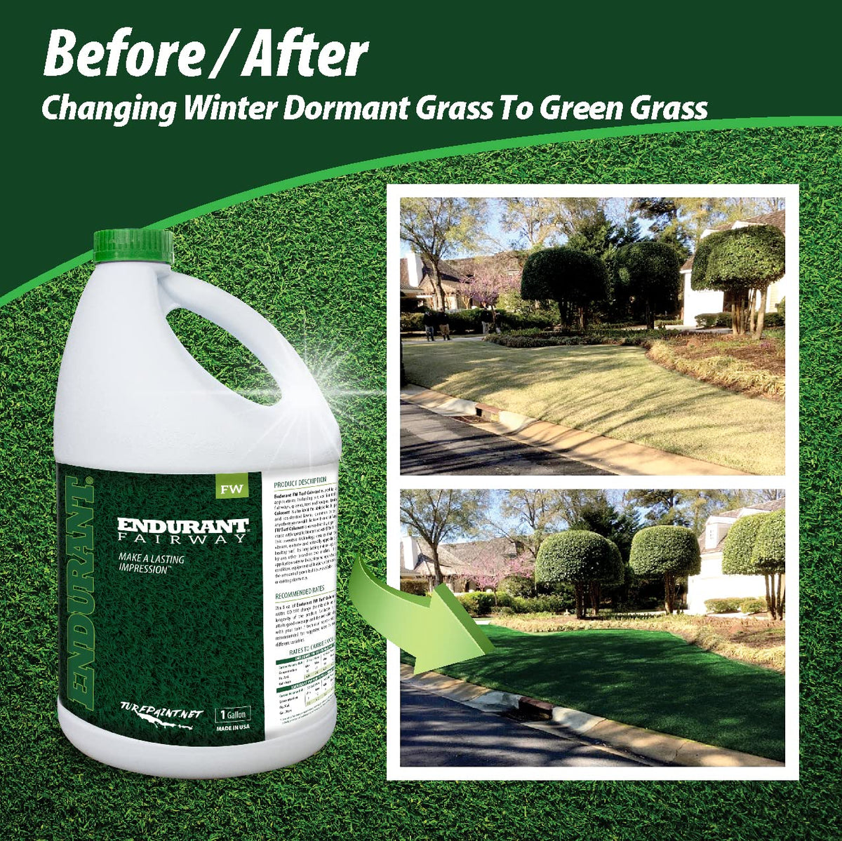 Endurant turf colorants mixing setup demonstrates dilution workflow for efficient turf repair