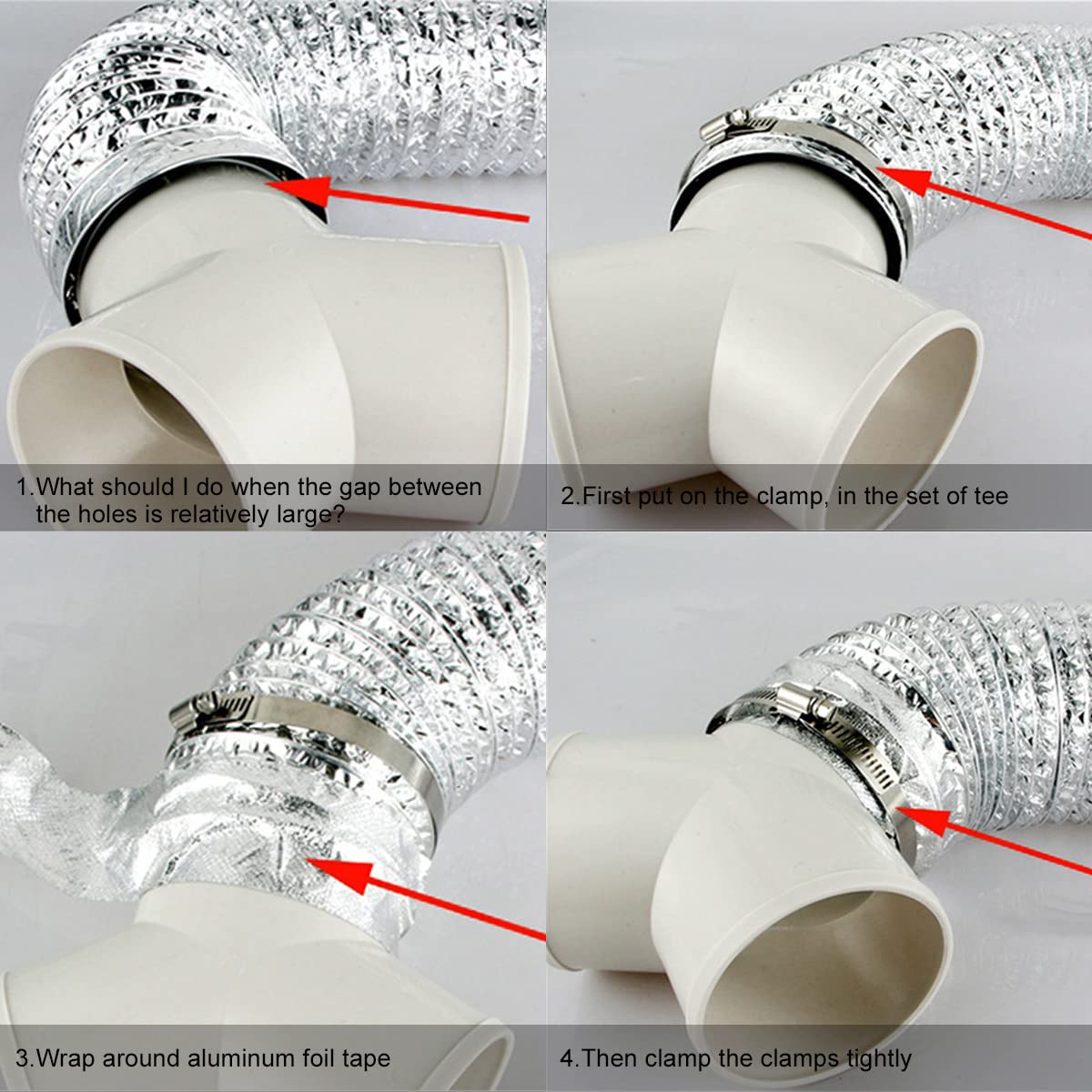 Enenes duct connector joints appear seamless to minimize leaks during installation