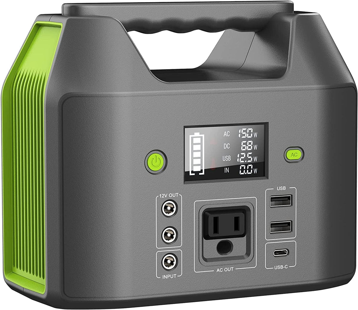 EnginStar 155Wh power station front view ideal for compact outdoor trips.