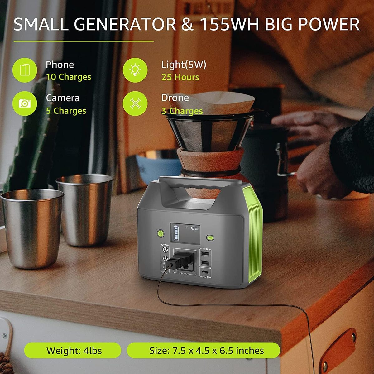EnginStar portable power station ports highlight versatile charging for multiple devices
