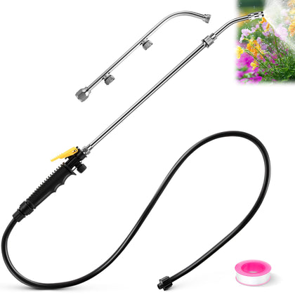 Enhon pump sprayer wand extended to 27 inches for easy reach