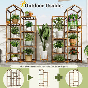 EnHomee on balcony creates a vertical garden for outdoors.