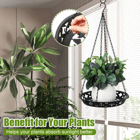 Enhon two-basket set, easy installation with included chains and hooks.