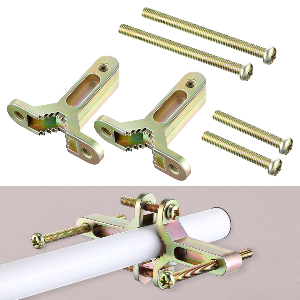 Enhon hose bibb anchor shows quick-fix installation for a secure outdoor faucet.