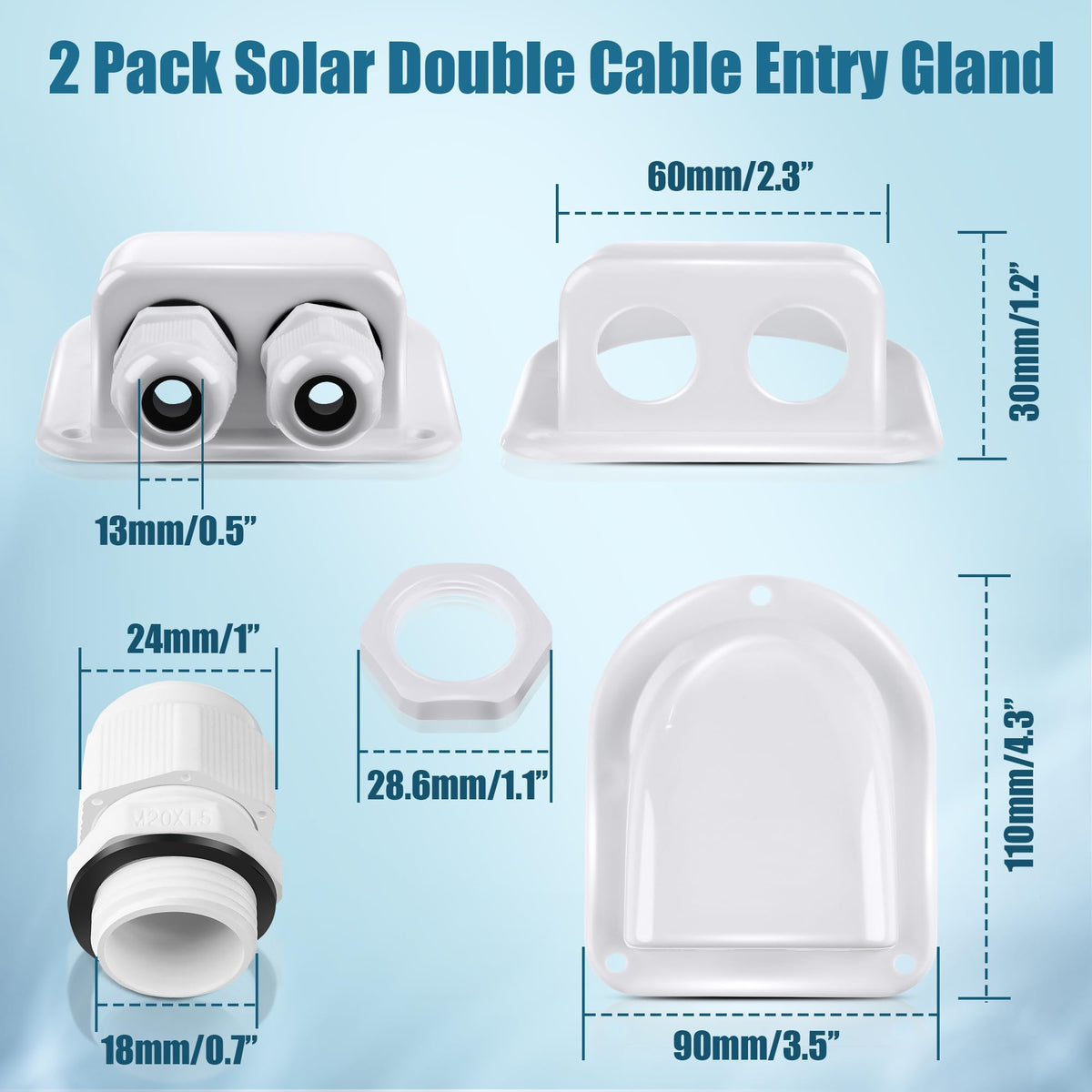 Enhon installation setup showing dual-entry design for flexible mounting