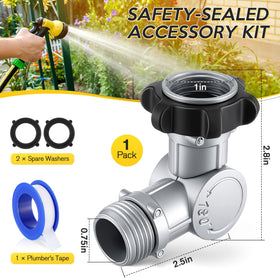 Enhon leak-proof assembly for reliable outdoor watering.