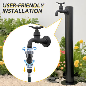 Enhon outdoor watering solution demonstrated for versatile garden tasks