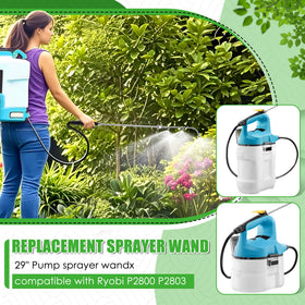 Enhon pump sprayer wand comes with PTFE tape for quick installation