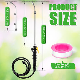Enhon pump sprayer wand with 3-hole nozzle offers versatile spray modes