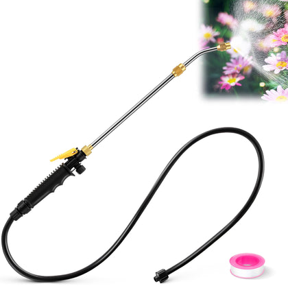 Enhon replacement sprayer wand extended to 18.5 inches for easy reach in the garden.