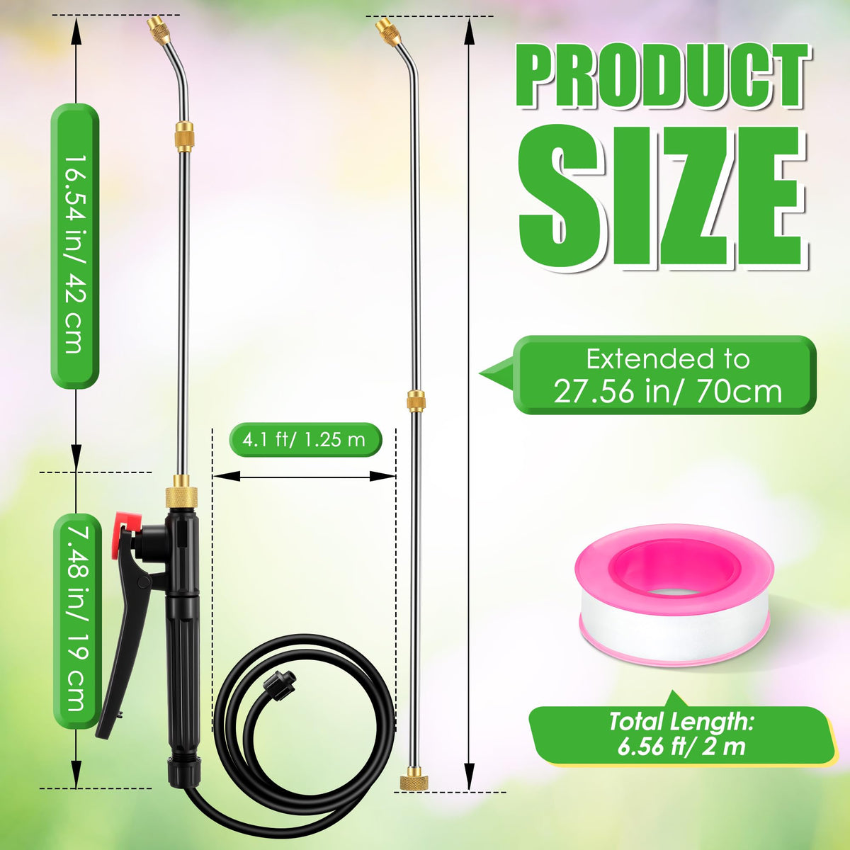 Enhon stainless-steel wand with filter for clean operation