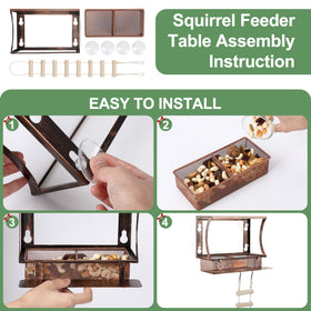 Enhon Window Squirrel Feeder makes a thoughtful gift for wildlife lovers.