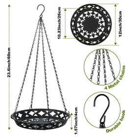 Enhon window mounted hanging planter ready for sunlit indoor or balcony setup
